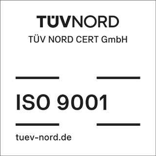 TÜV Zertifikat DIN EN ISO 9001 : 2015